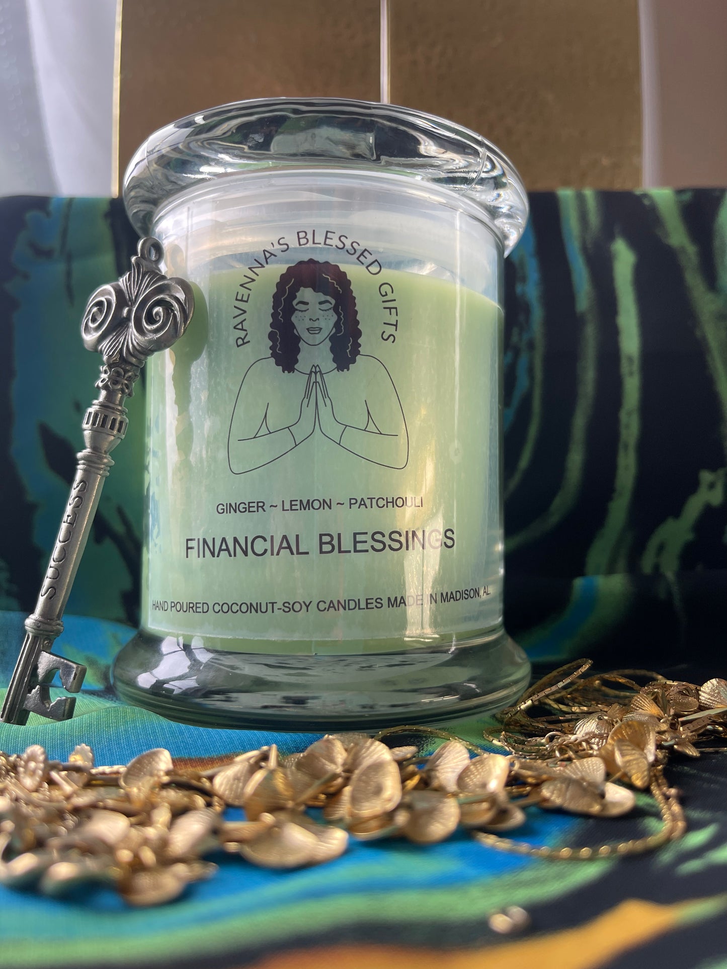 Financial Blessing — Intentional Prosperity & Abundance Candle