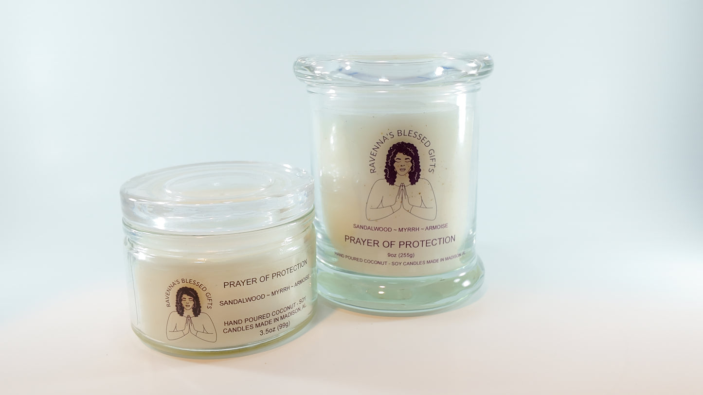 Prayer of Protection — Grounding, Safety & Spiritual Shielding Candle