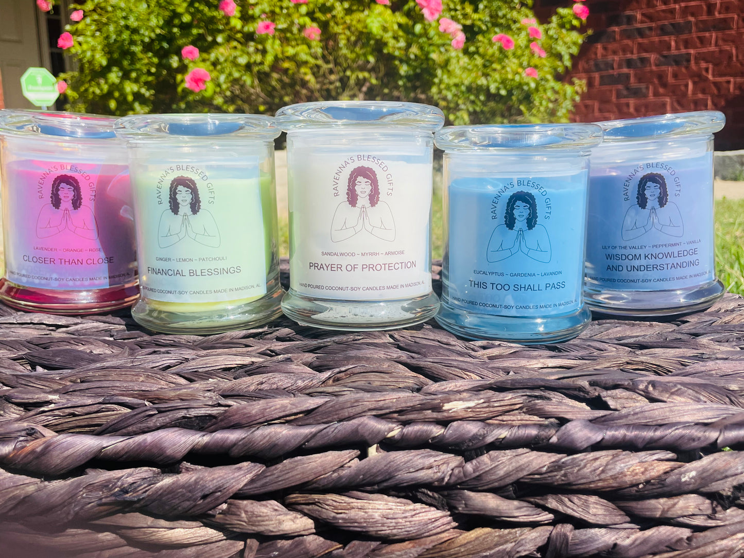 Clarity, Peace & Provision — 9oz Intention Candle Set
