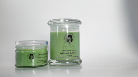 Financial Blessing — Intentional Prosperity & Abundance Candle