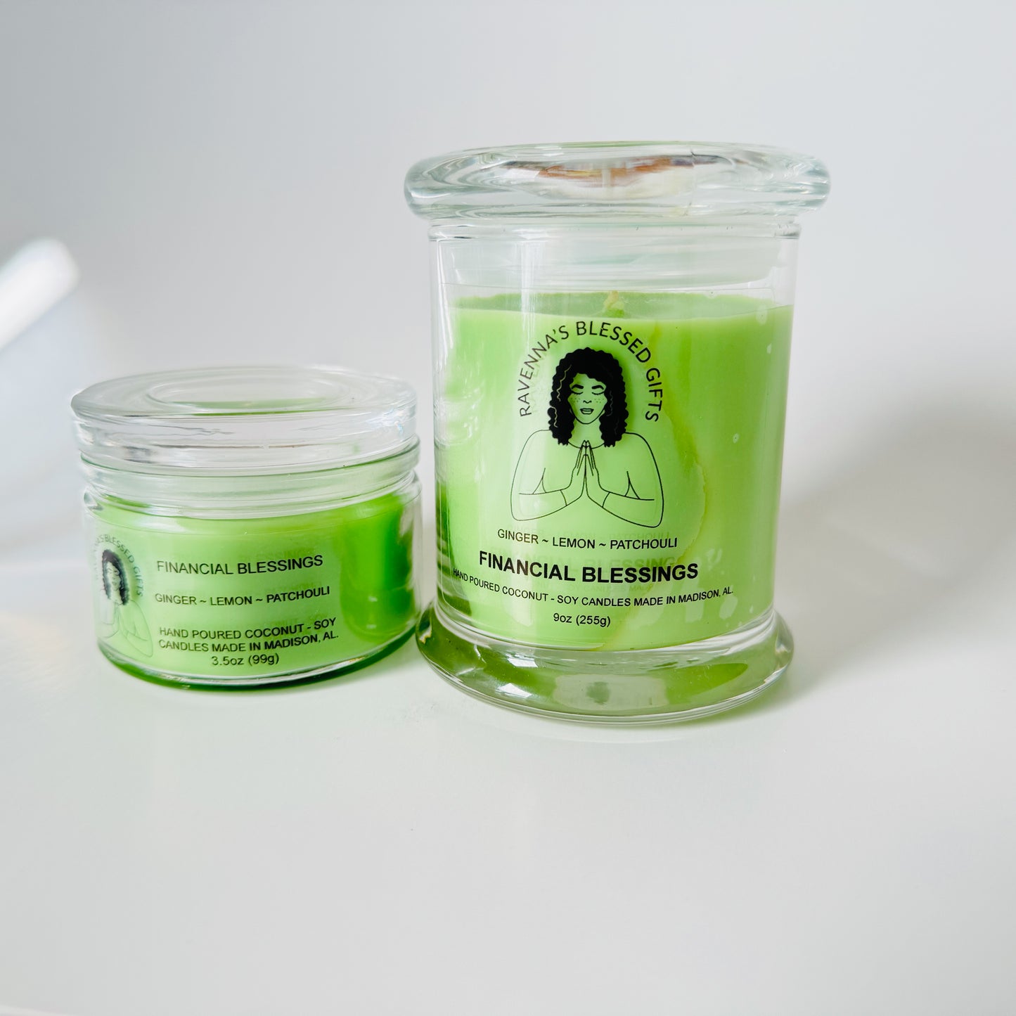 Financial Blessing — Intentional Prosperity & Abundance Candle